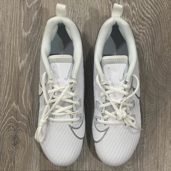 Nike Vapor Edge Speed 360 2 Football Cleats Mens 8 White Silver DA5455-102 - Picture 4 of 7